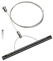 Suspension de câble SLV pour système de câble b.t. TENSEO, 2000mm, noir