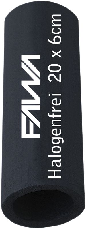 Tube réducteur de son FAWA 10dB 2×M20 Ø60×200mm sans halogène