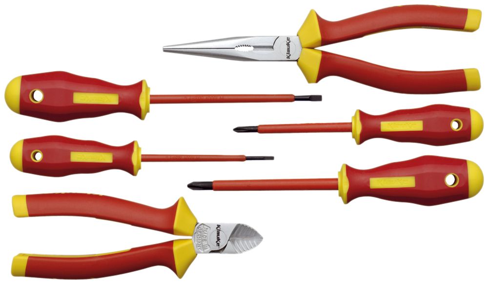Set di pinze e cacciaviti VDE Klauke 6 pezzi