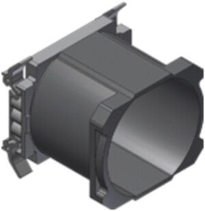 Placca di montaggio con scatola NIS ad innesto, altezza 60mm