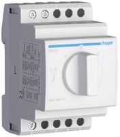 REG-Drehschalter Hager 20A 400V 0 Schliesser 0 Öffner 1 Wechsler 3TE