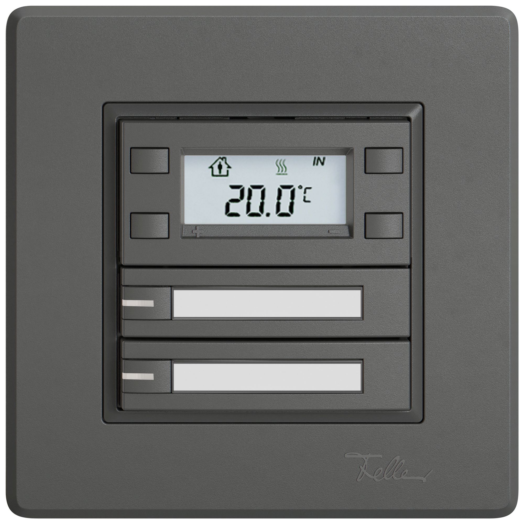 UP-RTH-Taster EDIZIO.liv SNAPFIX® m.RGB-LED Pap.2×Taste 1-Tbed.dgu