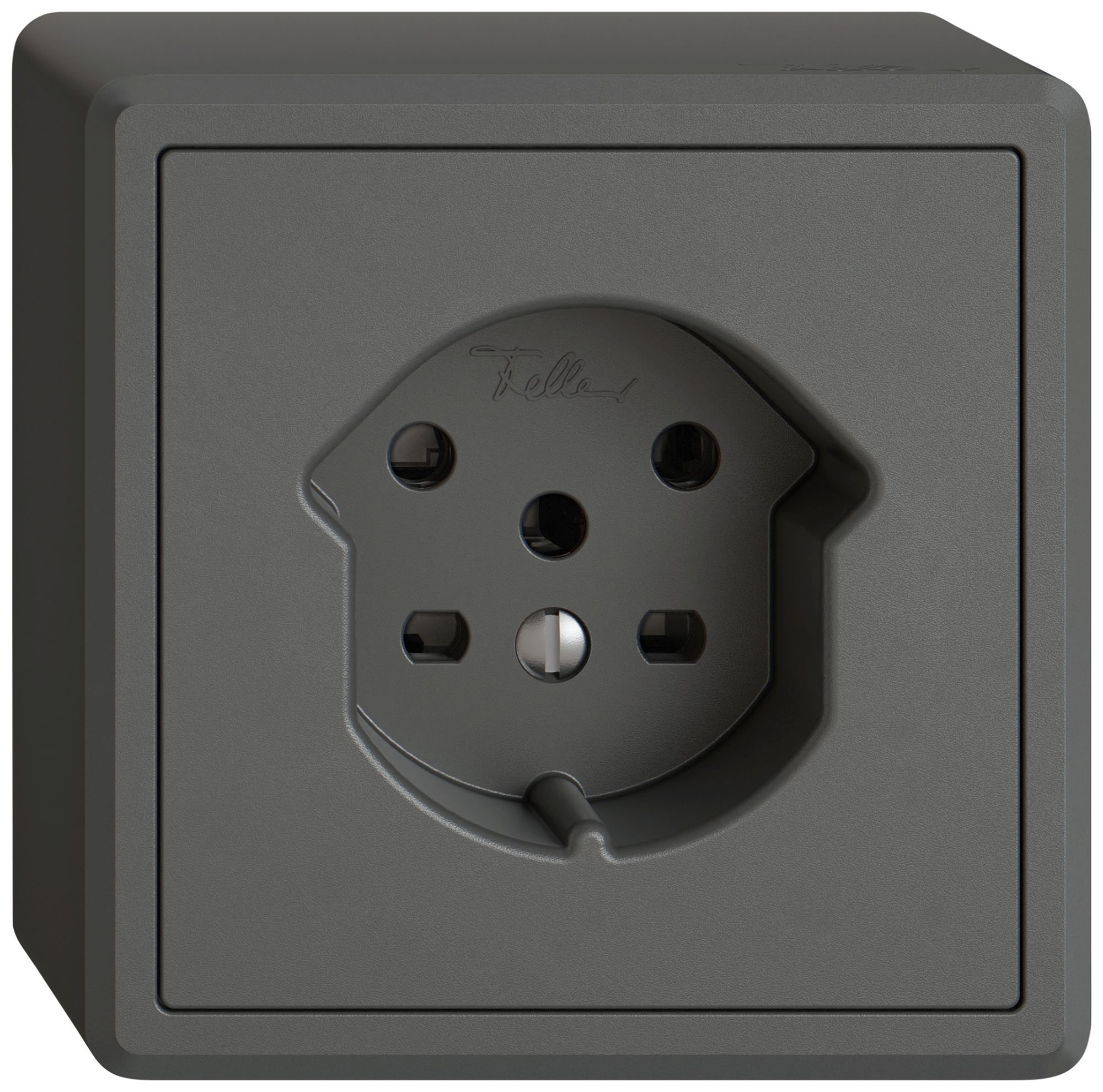 Prise AP EDIZIO.liv SNAPFIX® 1×T15 grf