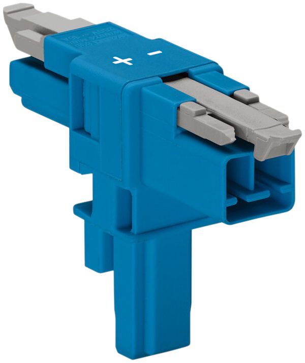T-Verteiler WINSTA MINI 890 2L 1 Stecker/2 Buchsen, blau