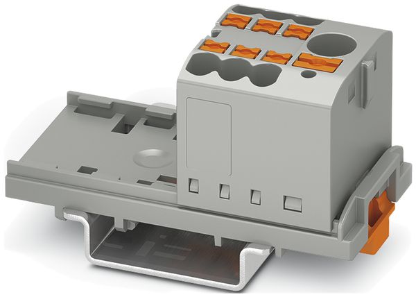 Blocco ripartitore Phoenix Contact PTFIX 7×2.5mm² verticale p.NS 35, gr
