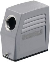 Boîtier pour fiche Weidmüller HDC 15A étrier l.part.inf.haut grd.2 1×M20 latéral