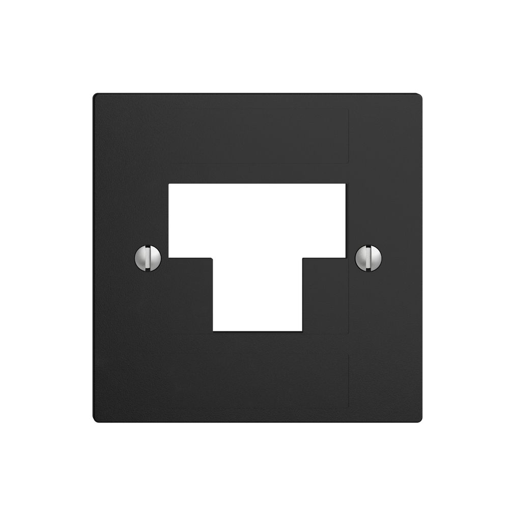 Frontplatte 2×RJ45 ITplus EDIZIOdue schwarz