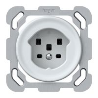 Prise ENC origin 1×type 25 16A 230V 77×77mm blanc