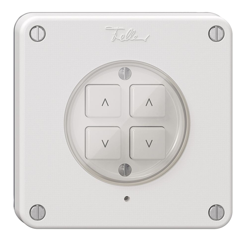 Interrupteur stores 2K/4T NEVO Wiser N.CO blanc