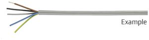 Installationskabel TT-flex JB CEE PVC 5×1mm² Eca grau