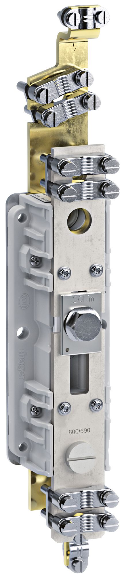 Sectionneur de neutre HPC Hager 800A pour transition TN-C vers TN-S