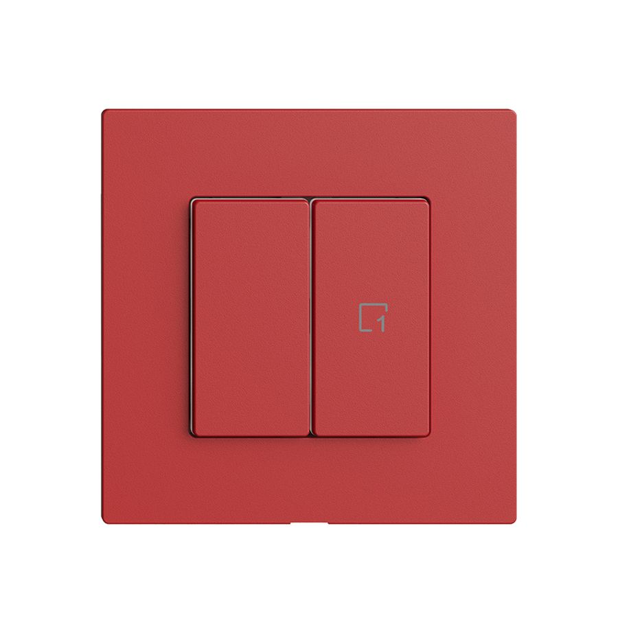 Kit copertura per interruttore 1c scena/2t Edue Wiser berry