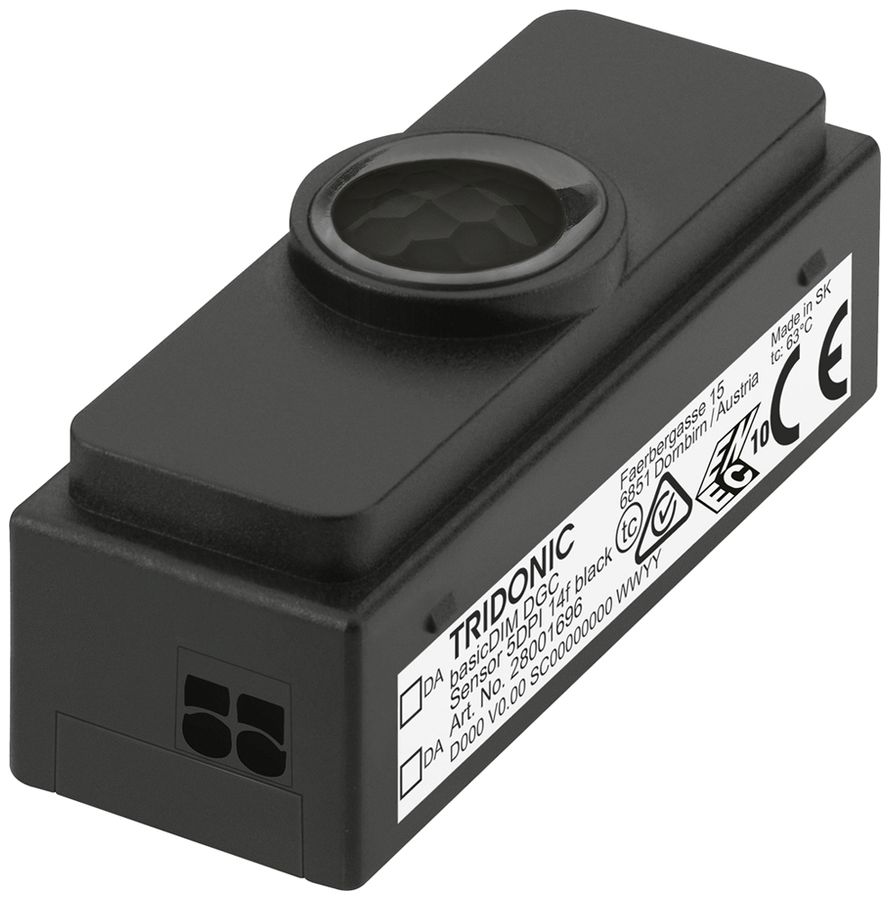 Détecteur basicDIM DGC 5DPI 14f Tridonic, noir