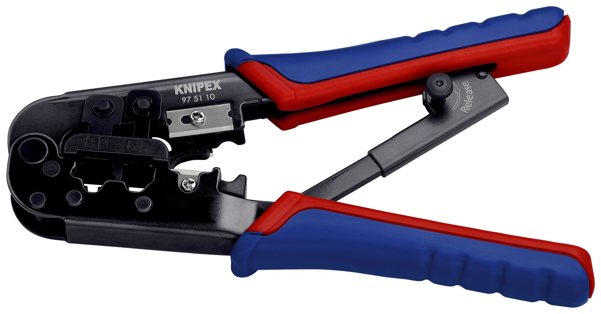 Crimpzange KNIPEX für Westernstecker, 190mm