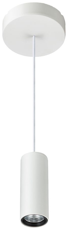 Luminaire suspendu LED Philips GreenSpace 17.7W 2200lm 4000K Ø65×165mm blanc