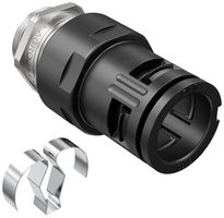 Schlauchverschraubung AGRO FLEXAquick EMV Ø34.5mm M32×1.5 gerade IP68 schwarz