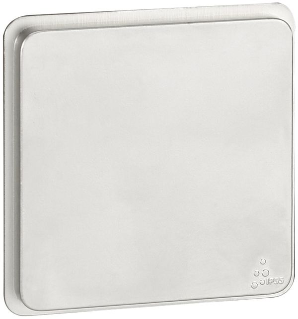 UP-Blinddeckel Soliroc 2 Modulbreiten verchr.