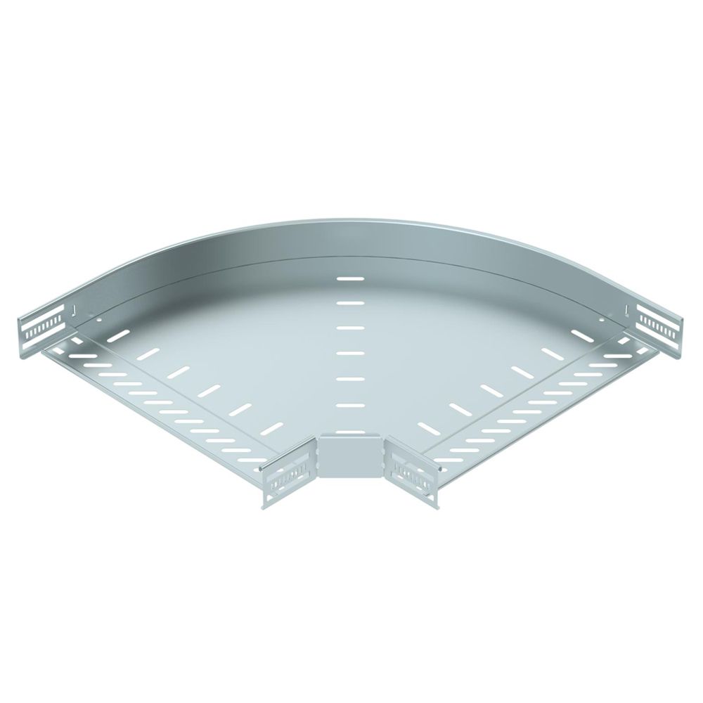 Bogen BET RB 90° 60×400mm Stahl bandverzinkt