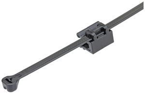 Clip di bordo PAN c.fascetta BT2S-300 fissaggio laterale 0.7…3mm a piombo