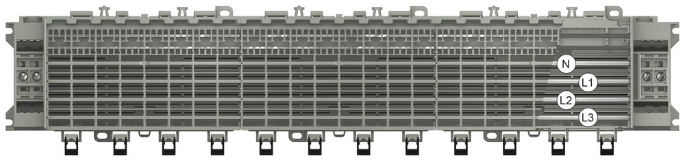 Starterpaket SMISSLINE TP Power Bar System 250A 3LN 30TE