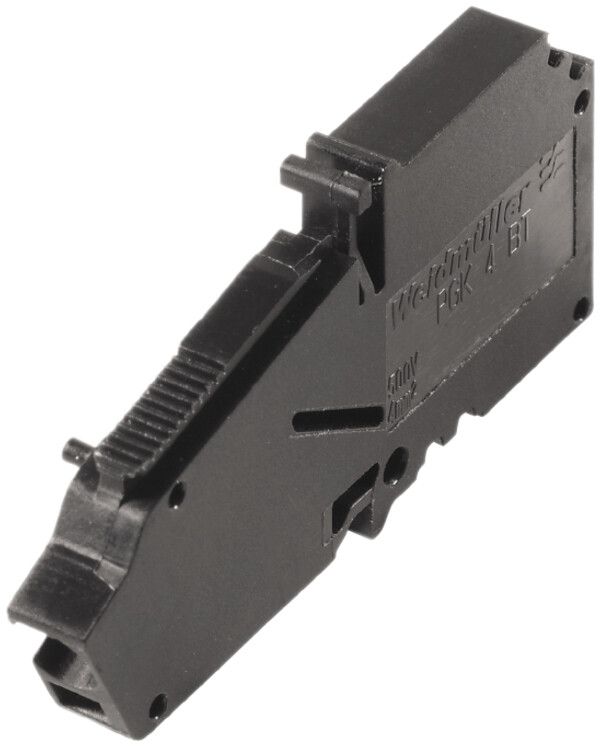 Morsetto di passante Weidmüller PGK 4 BT BK 4mm² montaggio diretto