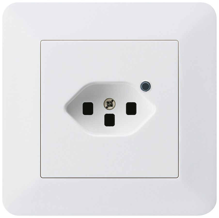 Presa INC Hager kallysto.trend 1×T23 illuminato C bianco ultra