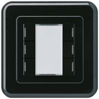 Pulsante INC Hager basico C KNX sestuplo LED nero