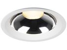 Downlight LED SLV C 200 8/16/24W 2850lm 930 IP54 WB Ø226mm blanc