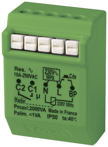 EB-RF-Zeitschaltrelais Yokis 2000W hohe Leistung