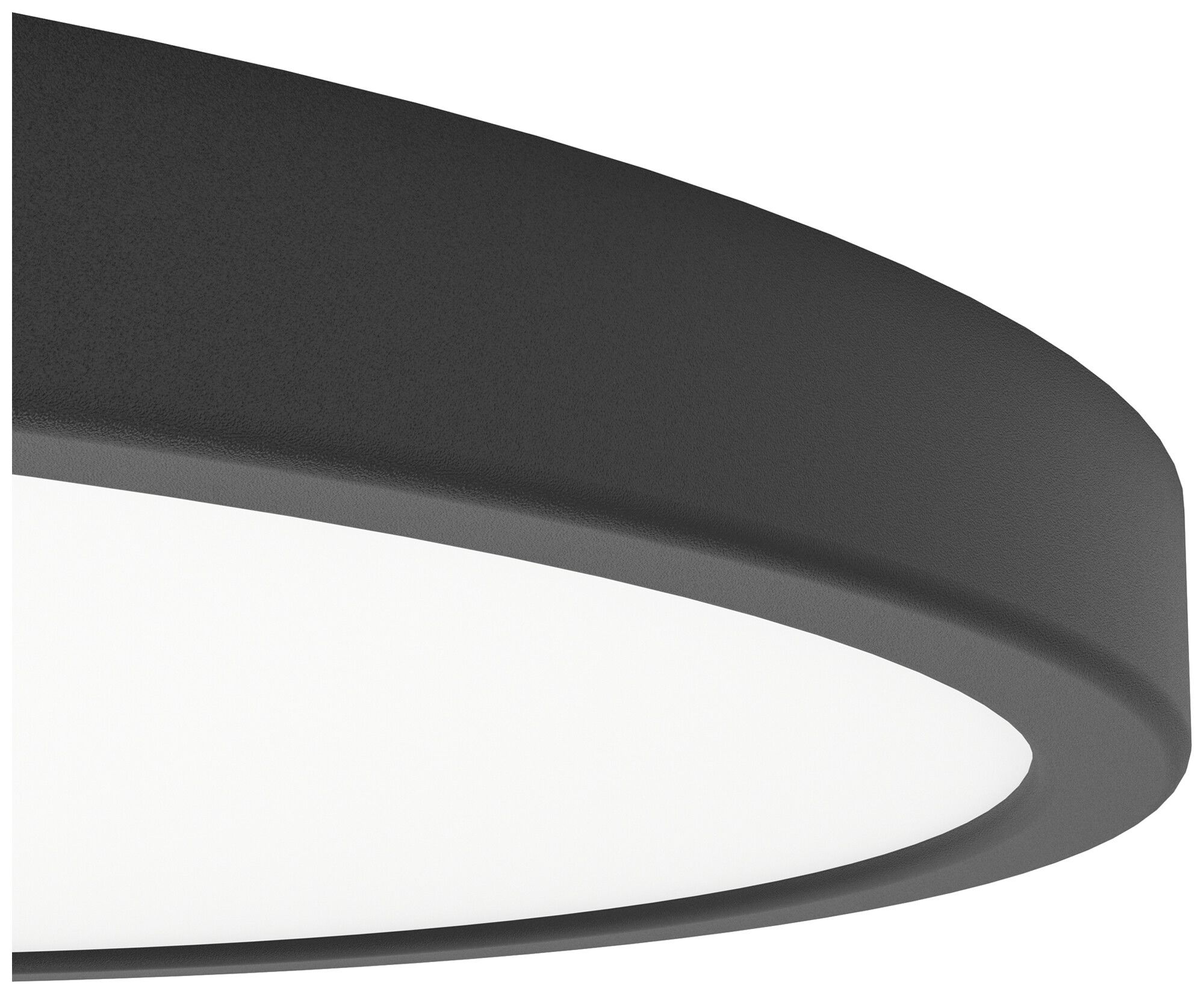 LED-Deckenleuchte Eglo FUEVA 21W 0…2850lm 2700…6500K IP44 DIM Ø389×25mm schwarz