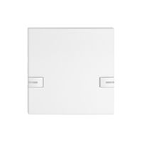 Poussoir 1/1 EDIZIO.liv SNAPFIX® p.KNX&UNI a.LED 2×comm.simple bc