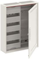 AP-Kleinverteiler ABB CA 24VMW, 2-Feld 4-reihig 48TE + Media, WiFi-Tür belüftet