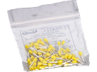 Aderendhülse Typ A isoliert 1mm²/10mm gelb