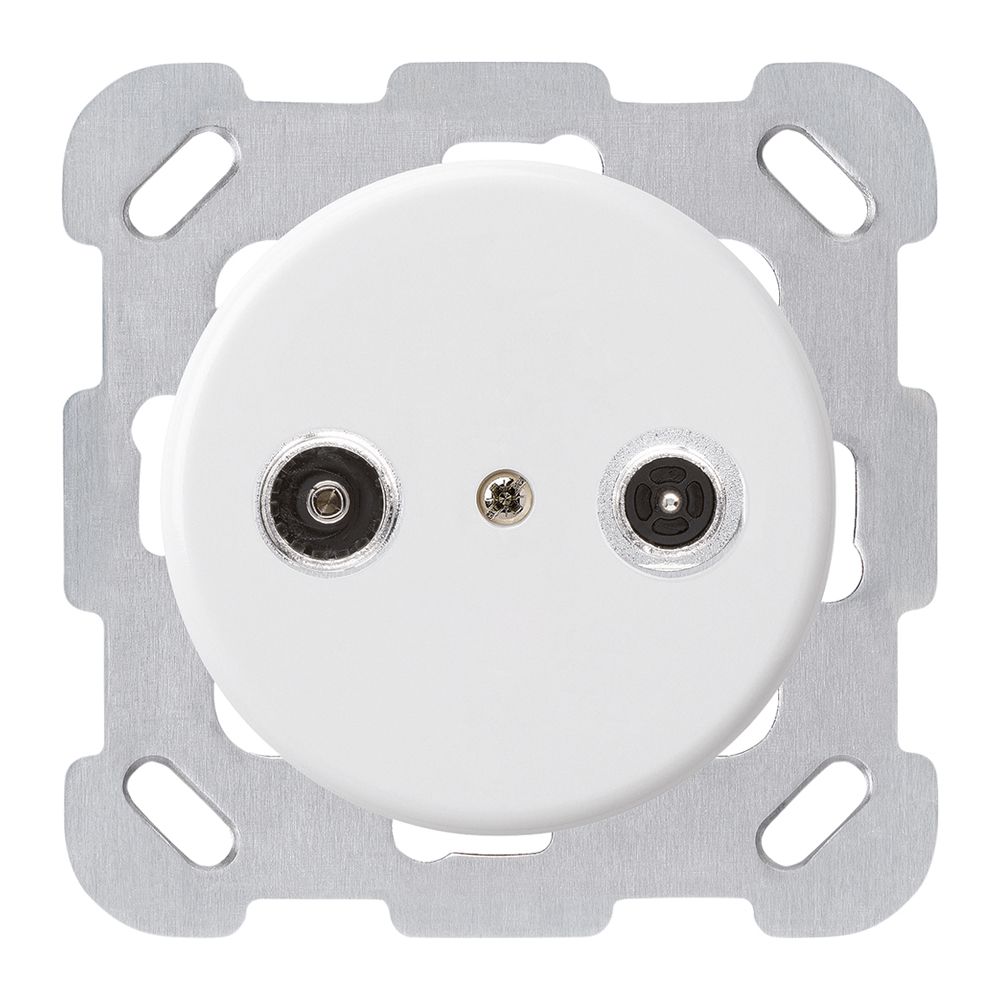 Prise d'antenne ENC basico TV-R montage B 23dB 2GHz blanc