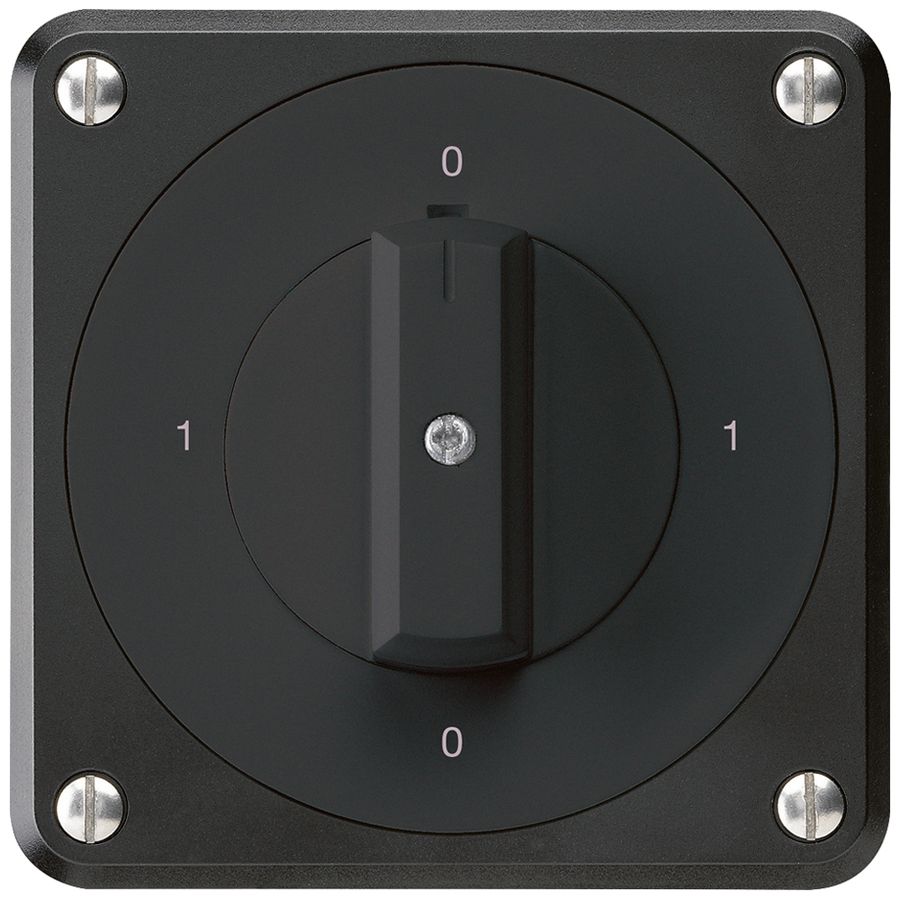 Interruttore rotativo INC robusto IP55 schema 0/3P nero