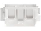Adattatore di fissaggio WAGO s.scarico di trazione p.10×4mm² DIN35 bi