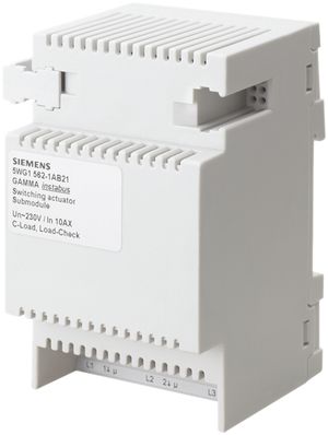 REG-KNX-Schaltaktor Siemens 3-fach 10A, Erweiterungsmodul