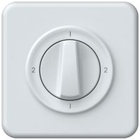 UP-Drehschalter origin Umschalter 3/1L 16A 250V 1-2-1-2 92×92mm weiss