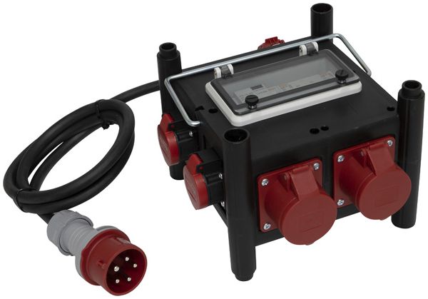 Distributore di corrente Brennenstuhl 2×CEE16+1×CEE32+2×T23+2×T25 2m 5×4mm²