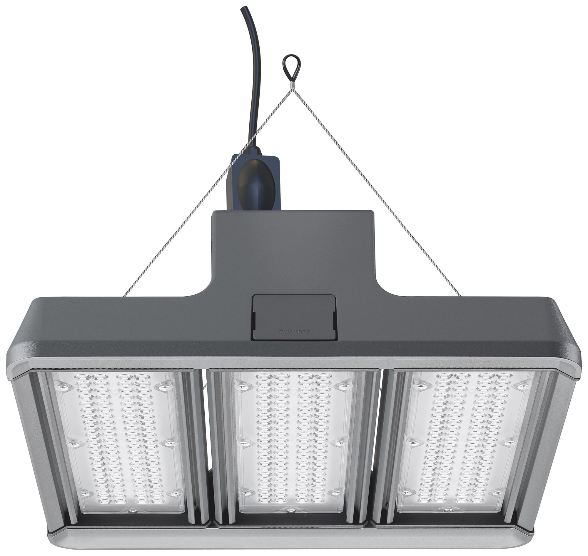 LED-Hallenstrahler Sylvania Sylbay 165W 24000lm 840 IP65 30°×60° DIM 410×386