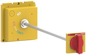 Comando rotativo con accoppiamento per ComPacT NSX400…630, IP55 rosso/giallo