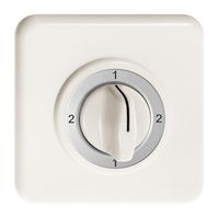 UP-Frontset FH 2-1-2-1 weiss für Drehschalter