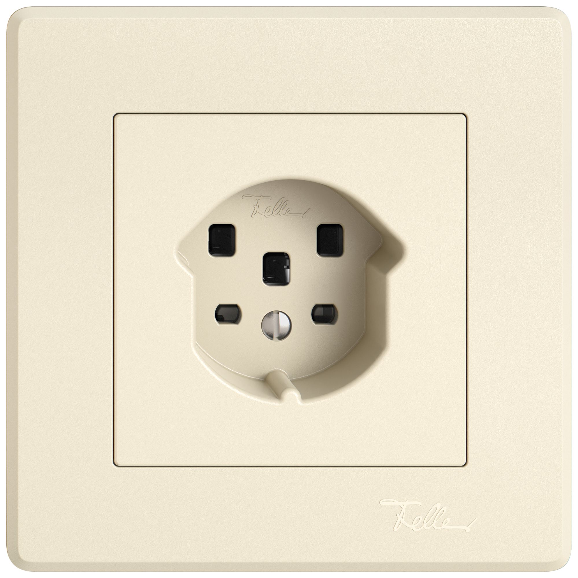 UP-Steckdose EDIZIO.liv SNAPFIX® 1×T25 cr