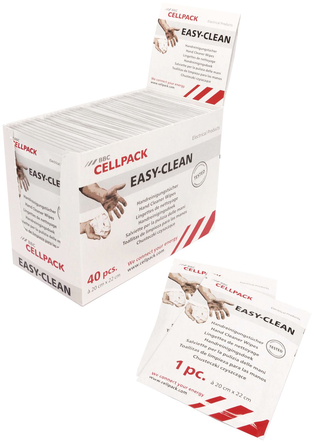 Salviette per la pulizia delle mani Cellpack EASY-CLEAN