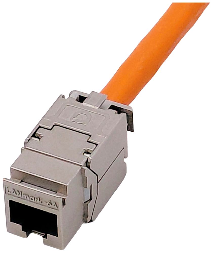 Steckverbinder Aginode LANmark-6A ULTIM RJ45 8(8) geschirmt silber