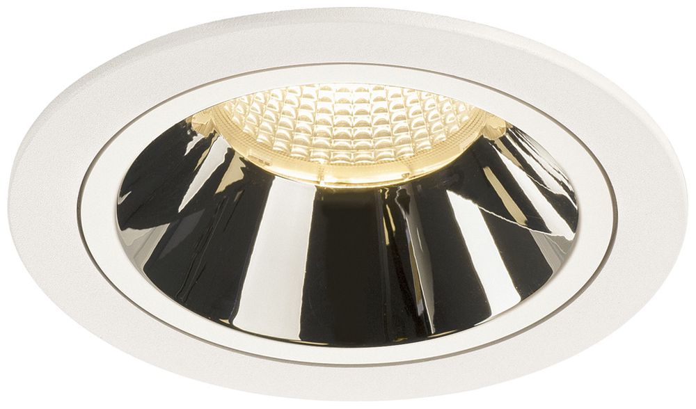 LED-Downlight SLV NUMINOS L 25.4W 2200lm 3000K 55° DIM Ø130×85mm ws/Cr