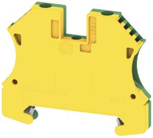 Morsetto di terra componibile 0.5…6mm² TH35/G32 verde-giallo
