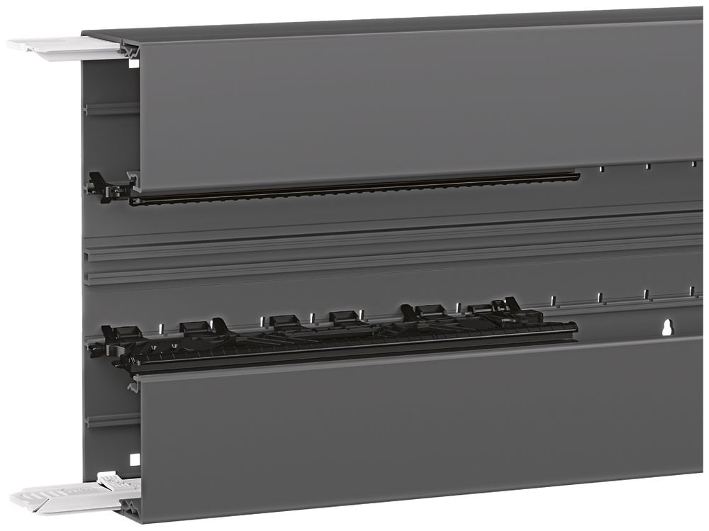 Brüstungskanal tehalit BRN 210×65×2000mm Kunststoff schwarz