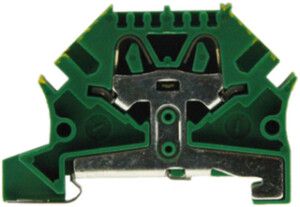 Durchgangs-Reihenklemme Woertz 0.5…4mm² 32A 800V Steckklemmansch.2×1 TH35 gn/gb