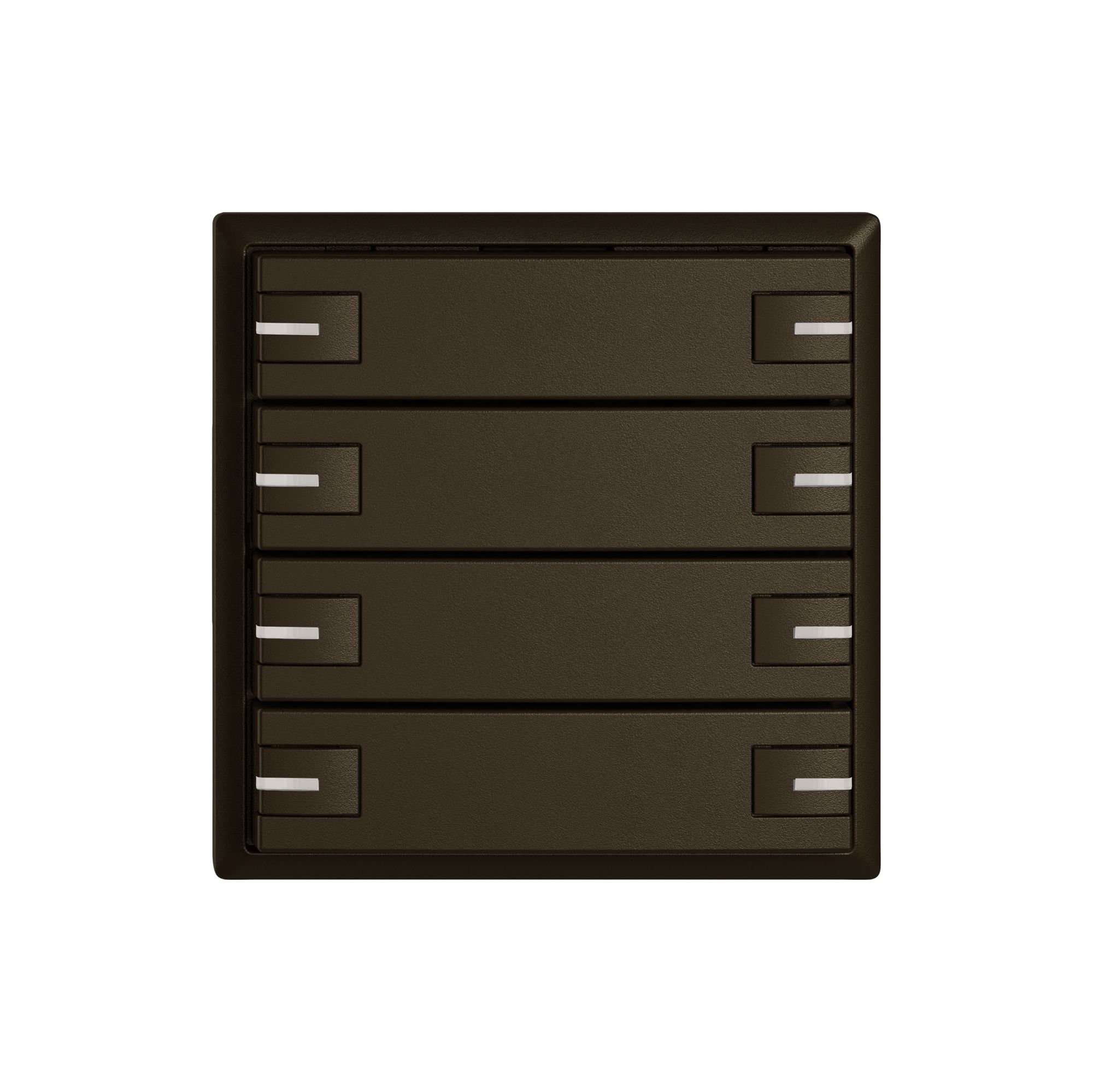 Pulsante KNX RGB EDIZIO.liv SNAPFIX® sensore temp.RGB-LED 8× com.1T ma